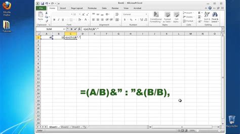 How to Calculate the Ratio in Excel - YouTube