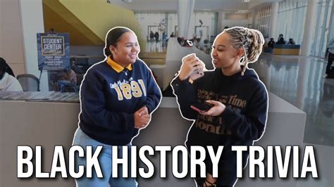 ASKING HBCU STUDENTS BLACK HISTORY TRIVIA: NORTH CAROLINA A&T - YouTube