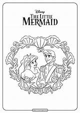 The Little Mermaid Ariel And Eric Coloring Pages sketch template