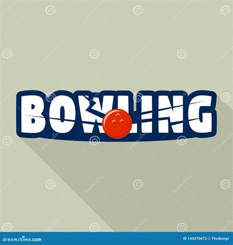 Bowling Strike Logo, Flat Style Stock Vector - Illustration of shot ...