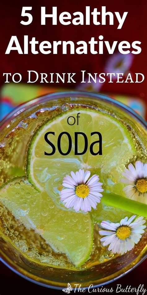 5 Healthy Alternatives to Soda - The Curious Butterfly Blog | Healthy drinks, Healthy ...