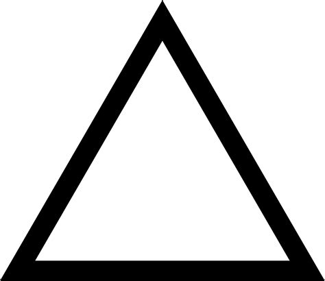 Triangle PNG transparent image download, size: 2400x2080px