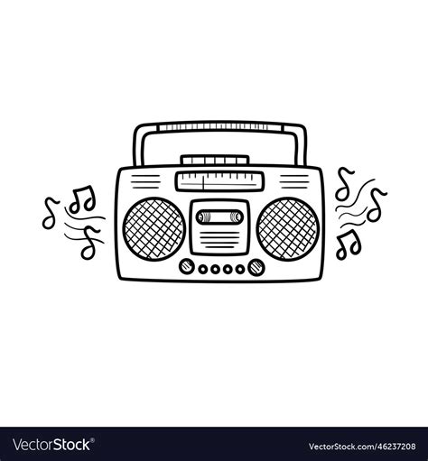 Boombox Sketch