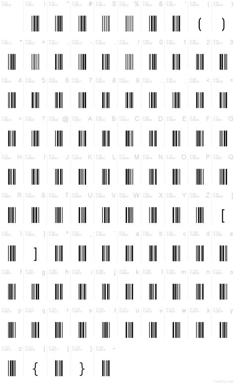 the barcode code is shown in black and white