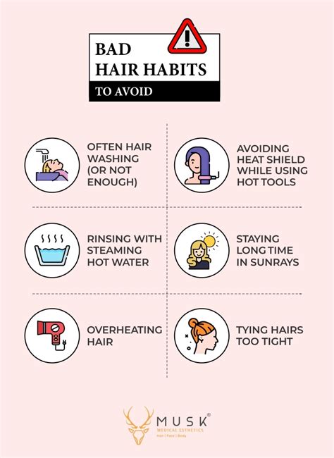 6 Bad Hair Habits to Avoid