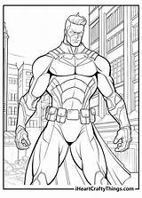 Unleash Your Inner Artist With Super Hero Coloring Book Pages sketch template