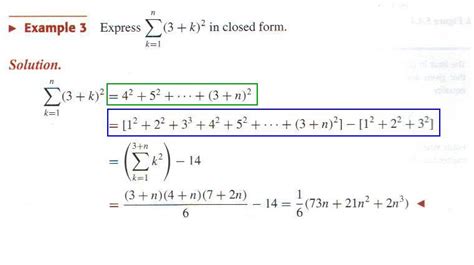 Summation/Sigma Notation