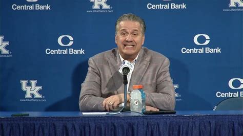 KY Wildcats Basketball Coach Calipari on Exhibition WIN vs Kentucky ...