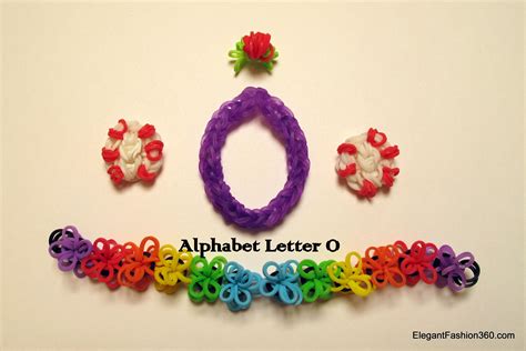 Rainbow Loom alphabet letter O ♥ Like us on Facebook: http://on.fb.me/1bz2WYi ♥ Tutorials on you ...