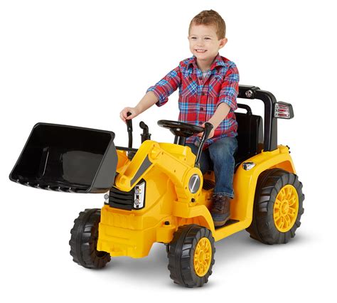 CAT Tractor Bull Dozer, Digger, Ride-On Toy by Kid Trax, yellow - Walmart.com