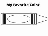 MY FAVORITE COLOR By Educated Mama  TPT sketch template