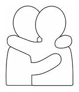 Hug coloring Pages  Free Printable Pictures sketch template