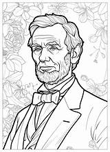 Abraham Lincoln Coloring Pages  Fun With The 16th President sketch template