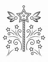 Printable Wand Coloring Pages sketch template