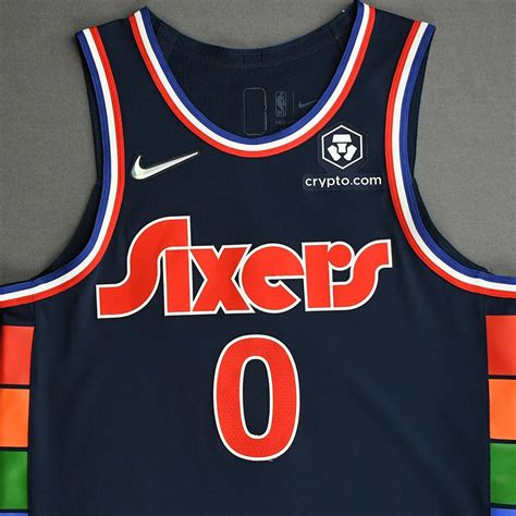 Tyrese Maxey - Philadelphia 76ers - Game-Worn City Edition Jersey ...