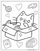 56 Cat Coloring Pages Free PDF Printables sketch template