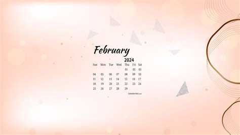 February 2024 Desktop Wallpaper Calendar - CalendarLabs