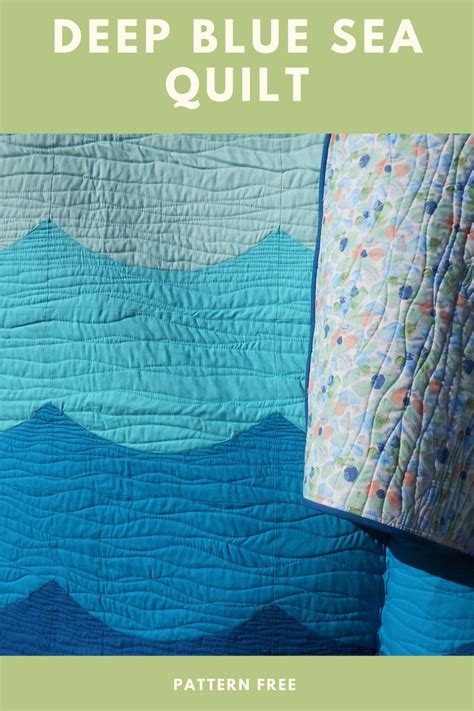 Deep Blue Sea Quilt | Sea quilt, Blue sea, Quilts