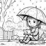 Rainy Day Coloring Pages  Free & Printable sketch template