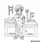 Doctor Coloring Pages For Kids  Home sketch template