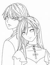 Printable Anime Coloring Pages Vampire sketch template