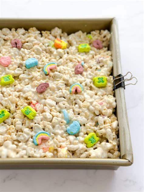 Lucky Charms Cereal Bars - The Salted Sweets