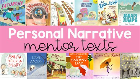 The Best Mentor Texts For Teaching Personal Narratives