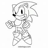 Sonic Coloring Pages Free Printable PDF sketch template