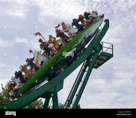 Mia's pony ride at Legoland windsor Resort, England Stock Photo ...