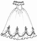 Ball Gown Coloring Pages  Randy Kauffmans sketch template