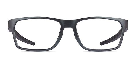 Oakley Hex Jector - Rectangle Silver Frame Eyeglasses | Eyebuydirect