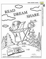 Storybook Coloring Pages sketch template