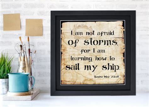 Louisa May Alcott Classic Inspirational Quote Motivational - Etsy