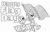 Coloring Pages  Flag Day sketch template