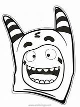 Oddbods Characters Pogo Coloring Pages  XColoringscom sketch template