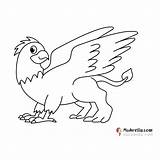 Griffin Coloring Page sketch template