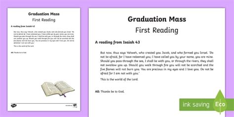 Primary School Graduation Reading (Teacher-Made) - Twinkl