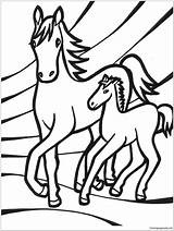 Horse Lovely Coloring Page  Free Printable Pages sketch template