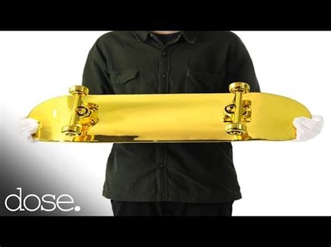 This Gold-Plated Skateboard Will Cost You $15,000 - autoevolution