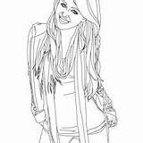 Miley Close Up coloring pages  Hellokidscom sketch template