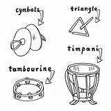 Timpani Coloring Page sketch template