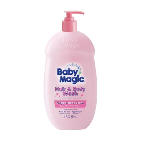 Baby Magic Hair & Body Wash, Original Baby, 30 fl oz - Walmart.com ...