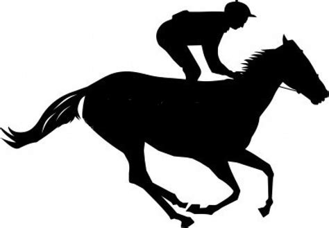 Racing Horse Silhouette at GetDrawings | Free download