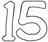 4 Best Images Of Printable Number 15  Coloring Page sketch template
