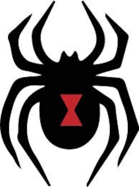 Black Widow Spider Logo - Etsy