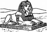Great Sphinx Of Giza Drawings Sketch Coloring Page sketch template