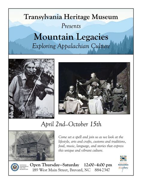 Mountain Legacies: Exploring Appalachian Culture – Blue Ridge National ...