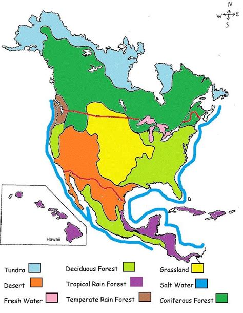 Image result for north america habitats climates | Biomes, Cc cycle 2, Homeschool science