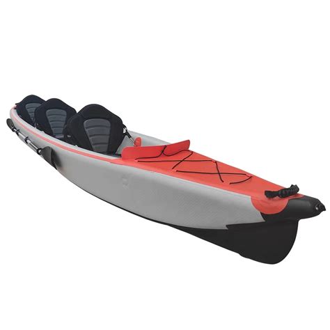 Surfking Inflatable Fishing Kayak For 3 Person Foldable Canoe Drop ...