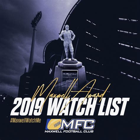 2019 Maxwell Award Watch List : r/CFB